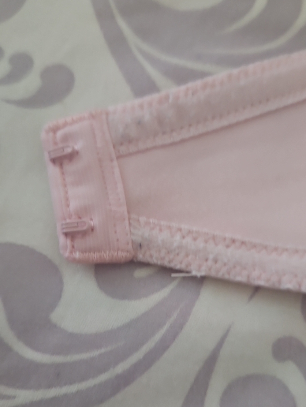 Vanity FAIR pink Underwire Bra W Adjustable Straps 2 Hook Hooks Pretty Color 38B - Picture 6 of 8